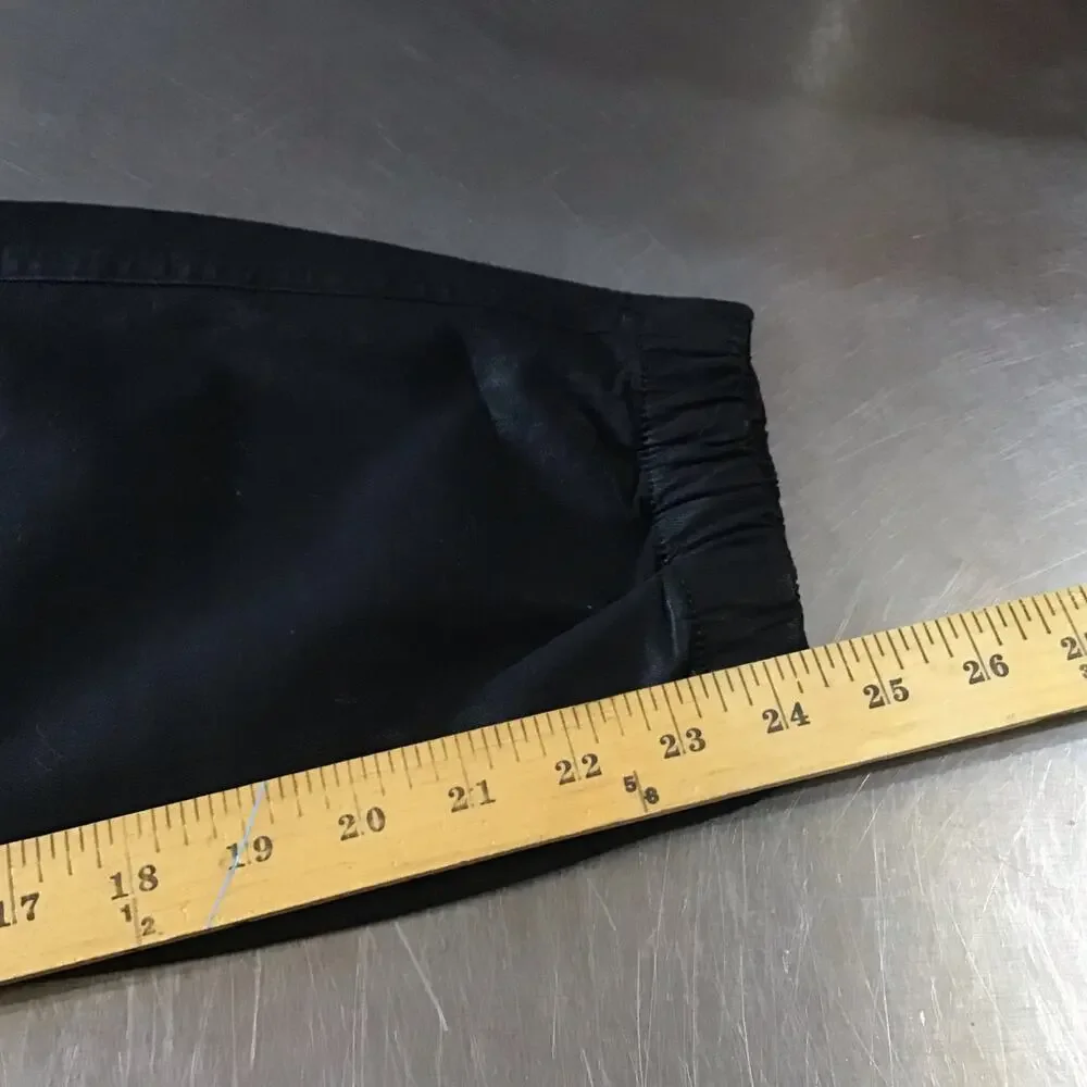 $258 Revolve FRAME Women's Size 29 Lounge Black Jogger Jean in Noir Coated 27 - Picture 9 of 10